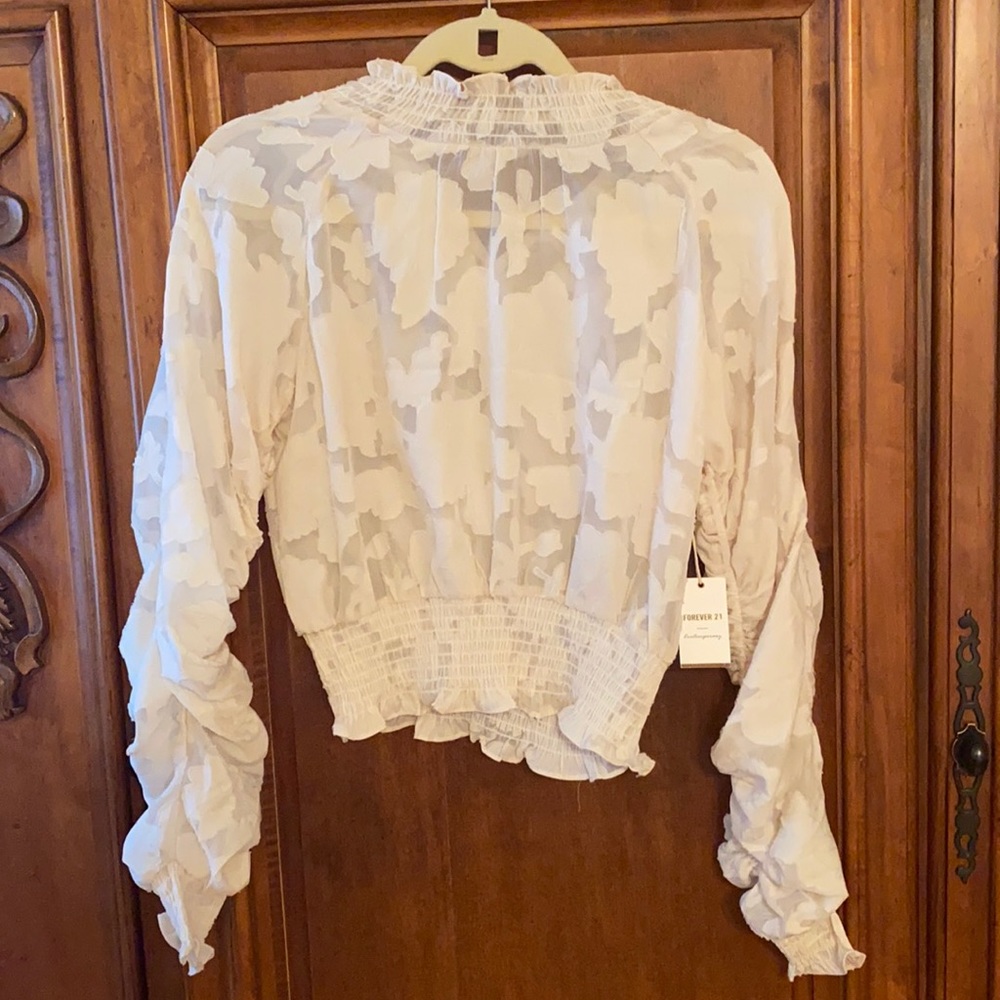 forever 21 new with tags sheet floral top